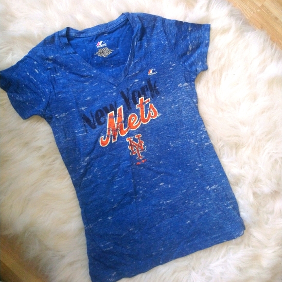 Majestic Tops - MAJESTIC New York mets baseball women's shirt